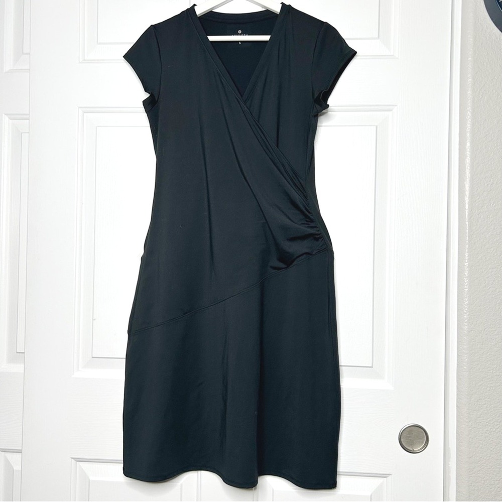 Athleta Nectar Faux Wrap Dress Active Casual‎ Size S